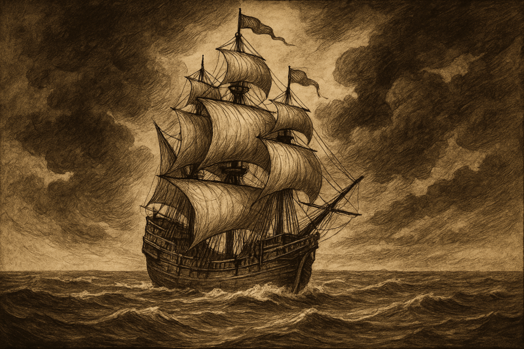 Development of Ships like Caravels and Galleons