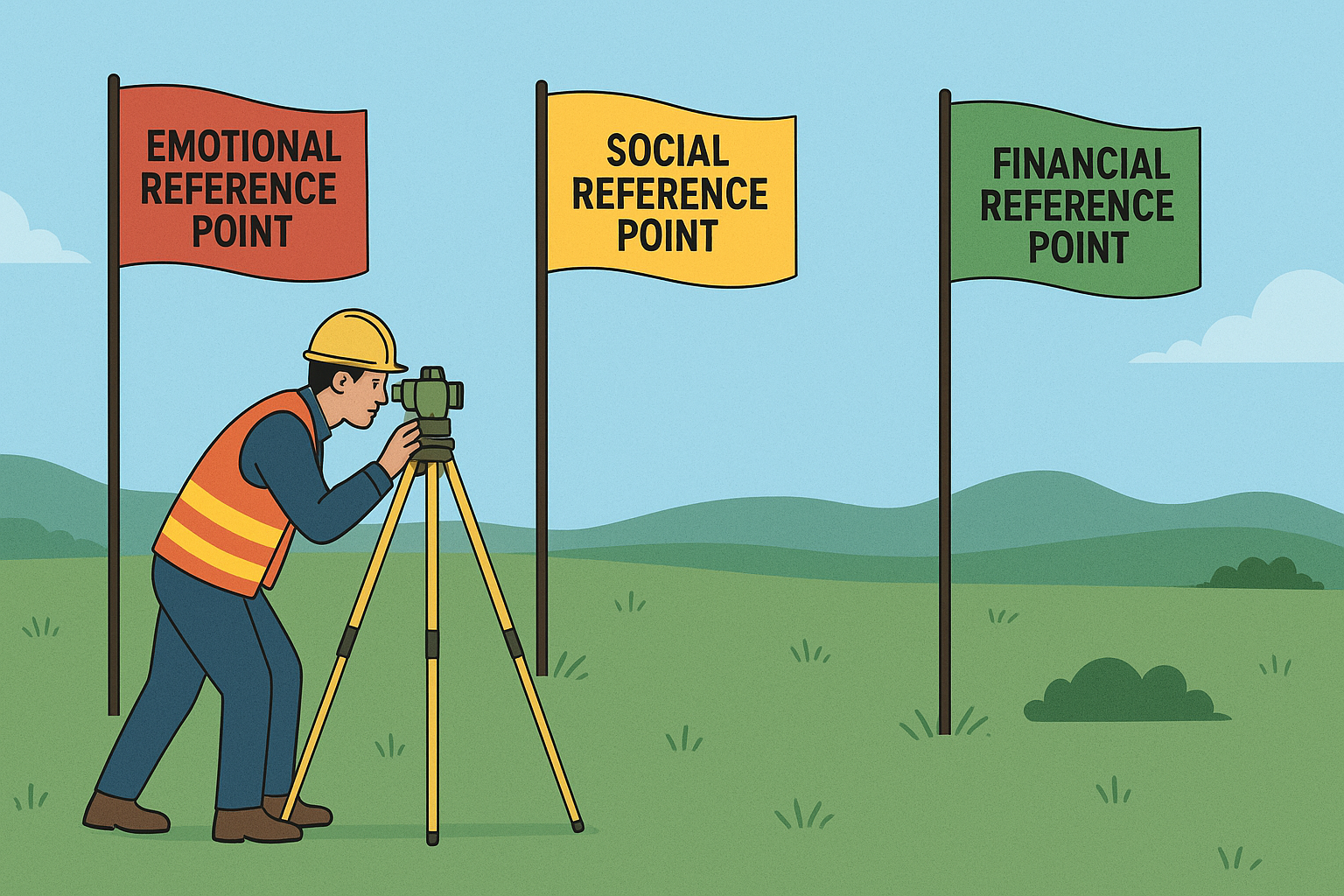 "Every life is a land scape - we ssurvey it through emotional, social and financial markers that quietly define who we are."