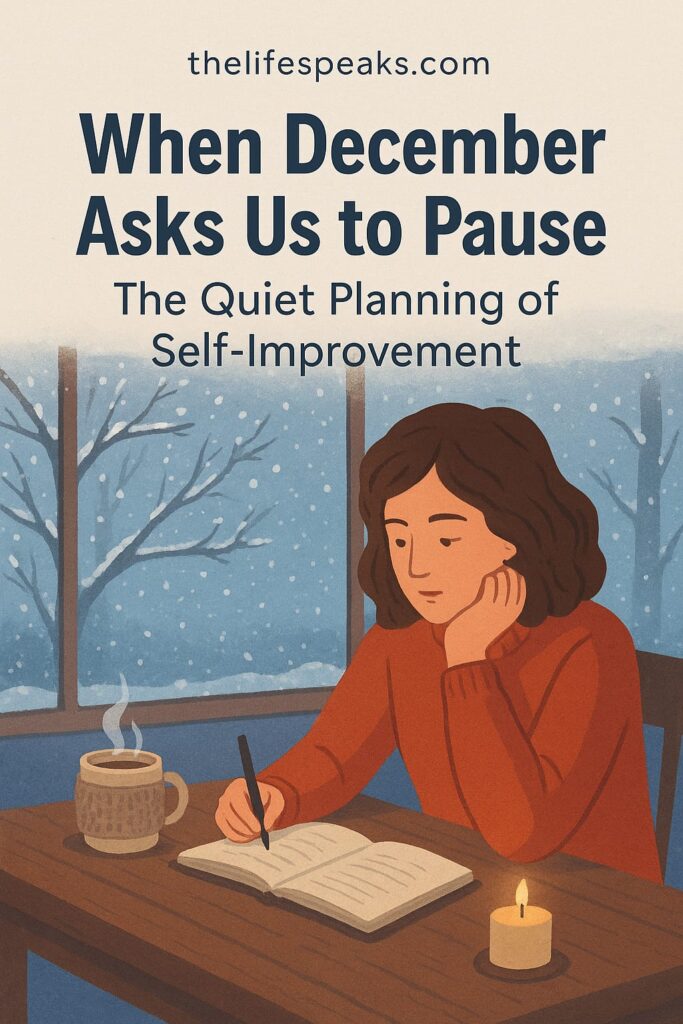 When December Asks Us to Pause: The Quiet Planning of Self-Improvement