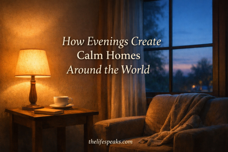 How Evenings Create Calm Homes Across the World