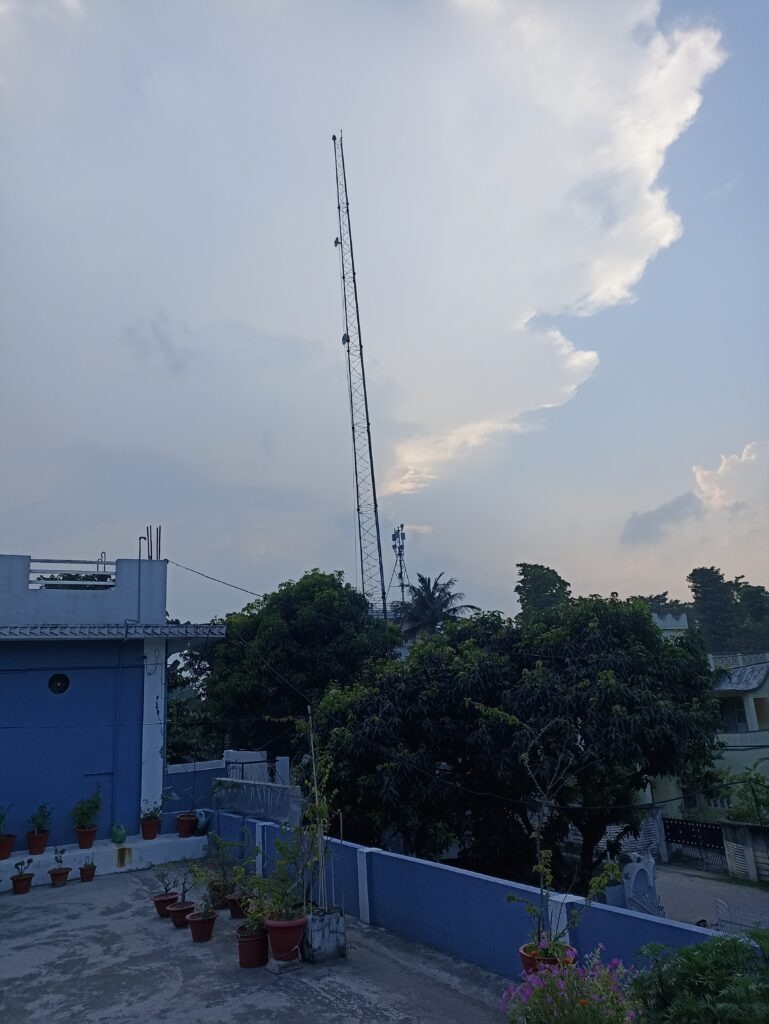 Clouds gathering strength and volume