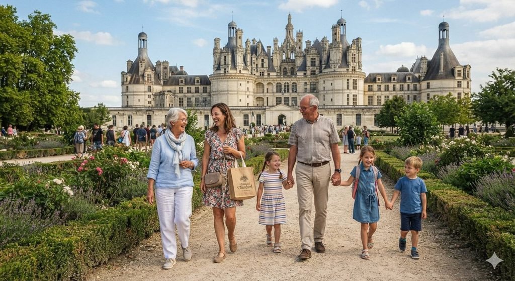 And then, on another weekend, the family may decide to visit a Chateau.