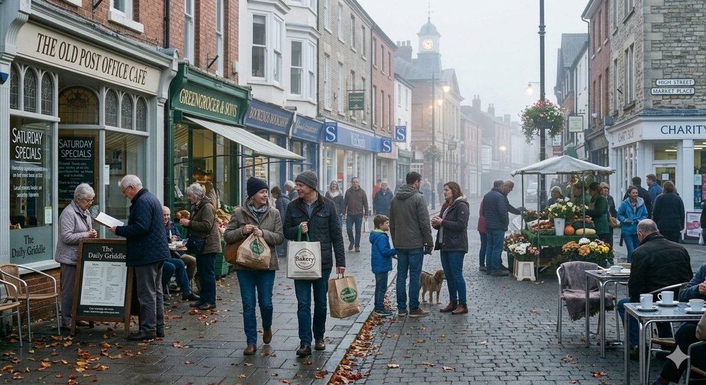 Not every weekend requires a countryside escape.  For many people, local high street is also enough.