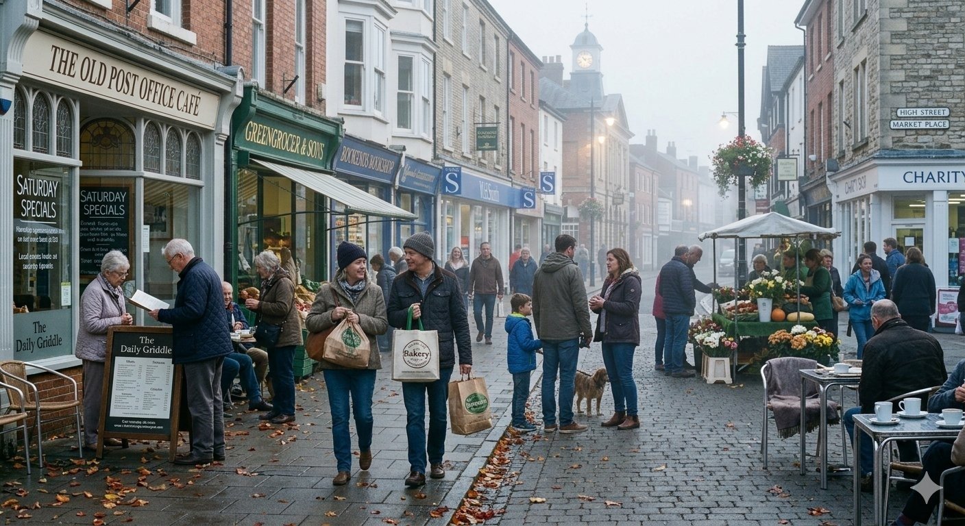 Not every weekend requires a countryside escape. For many people, local high street is also enough.